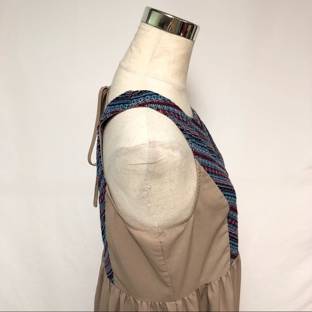 Umgee Embroidered Boho Hippie Dress Sz L - Picture 5 of 9